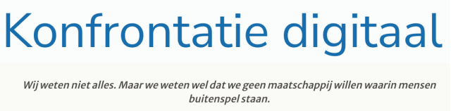 konfrontatie digitaal